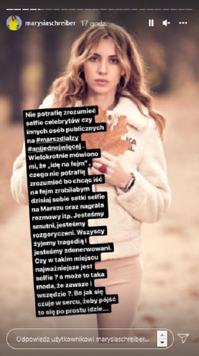 Relacja Marianny Schreiber 