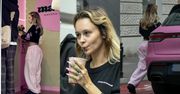 Lila Janowska eksponuje umięśniony brzuch w drodze do swojego różowego porsche za 300 TYSIĘCY ZŁOTYCH (ZDJĘCIA)