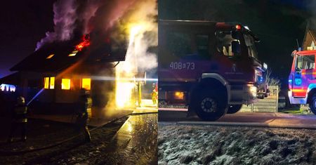 Pożar domu policjantki. Prokuratura bada usiłowanie zabójstwa