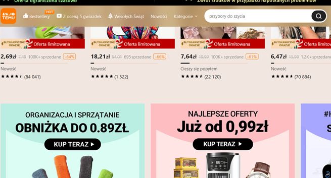 Temu najczęściej pobieraną aplikacją z App Store w Polsce