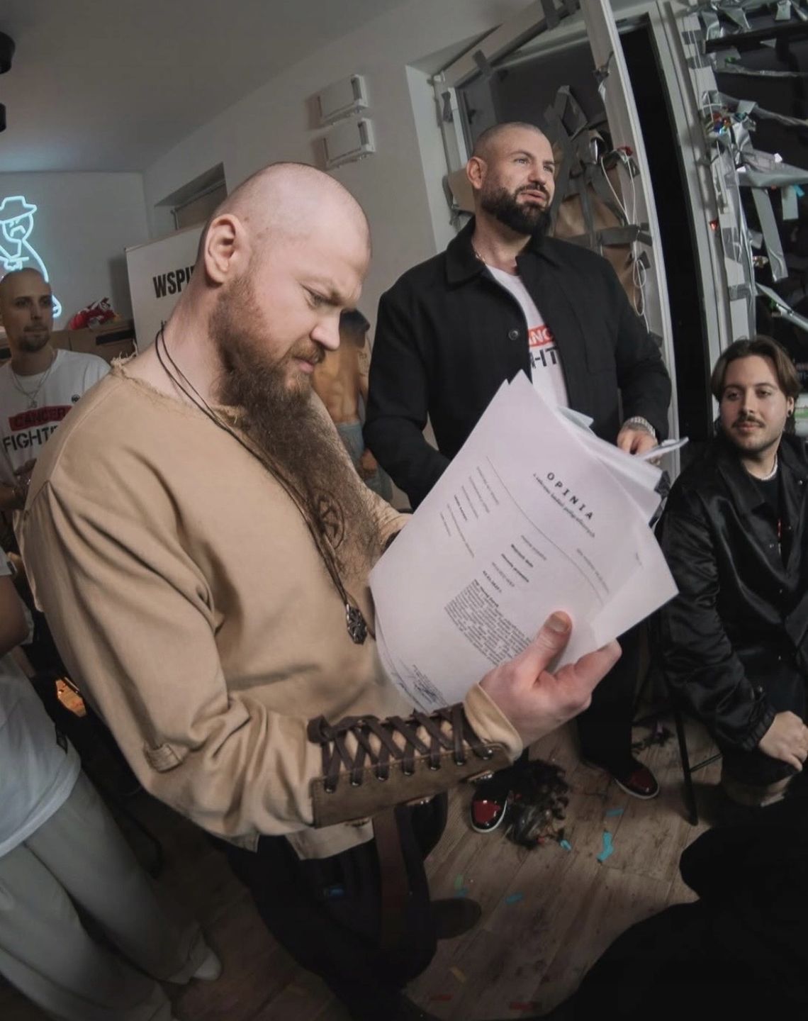 Sylwester Wardęga i Wojtek Gola