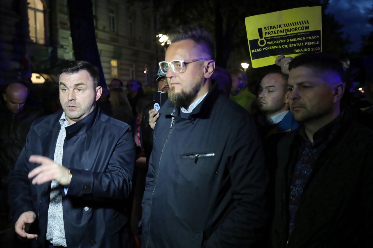 Protest przedsiębiorców. Paweł Tanajno dla money.pl: metody rodem z PRL-u