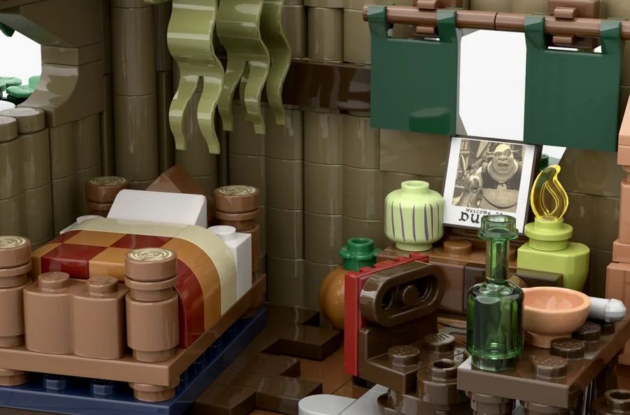 Bagno Shreka jako zestaw LEGO