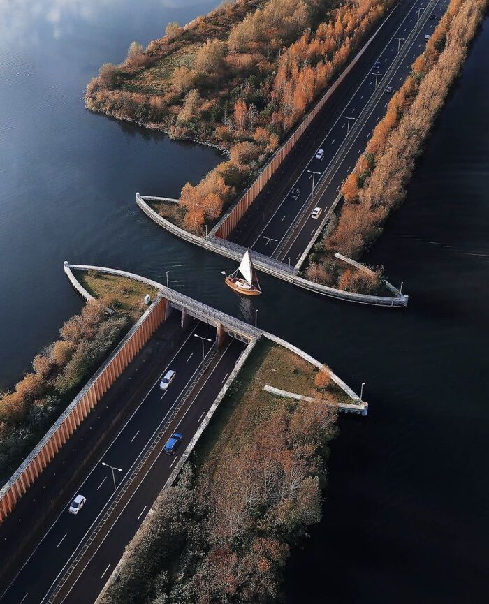 Akwedukt w Holandii.