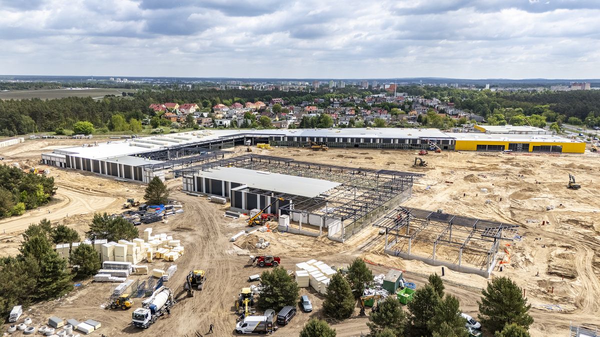 Budowa Centrum Handlowego BIG w Pile