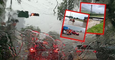 Oberwanie chmury na południu. Zalane posesje, podtopione budynki