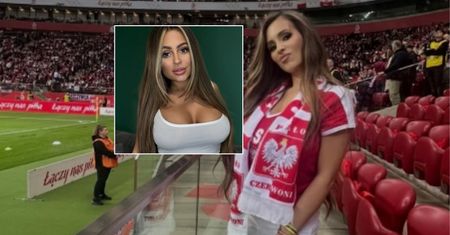 To ONA wspierała polską kadrę w ciężkich bojach. W sieci KUSI FOTKAMI