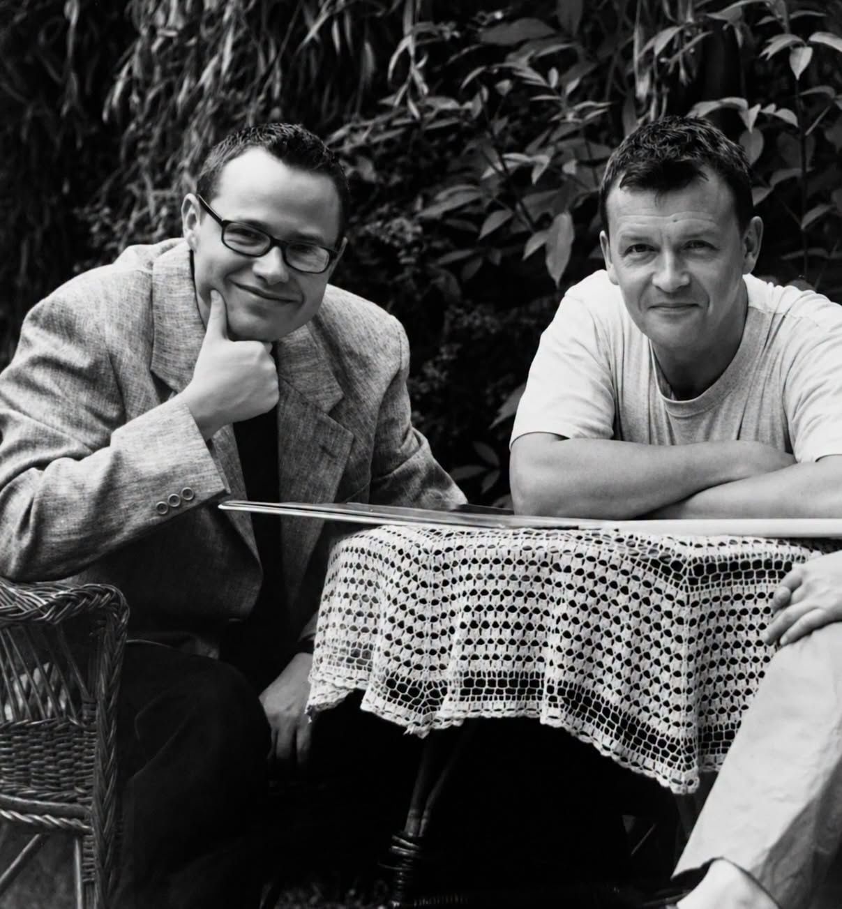 Jan Frycz i Łukasz Maciejewski