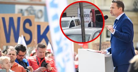 Burza po wiecu Trzaskowskiego. Wiemy, kto tak zaparkował