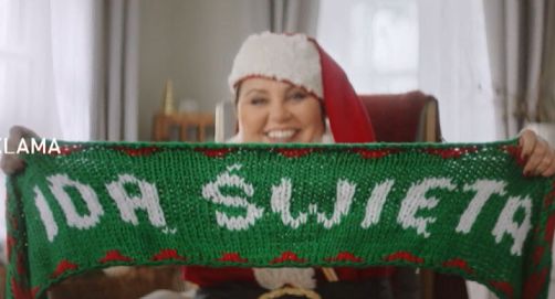 Dorota Wellman jako Święty Mikołaj w świątecznej oprawie TVN