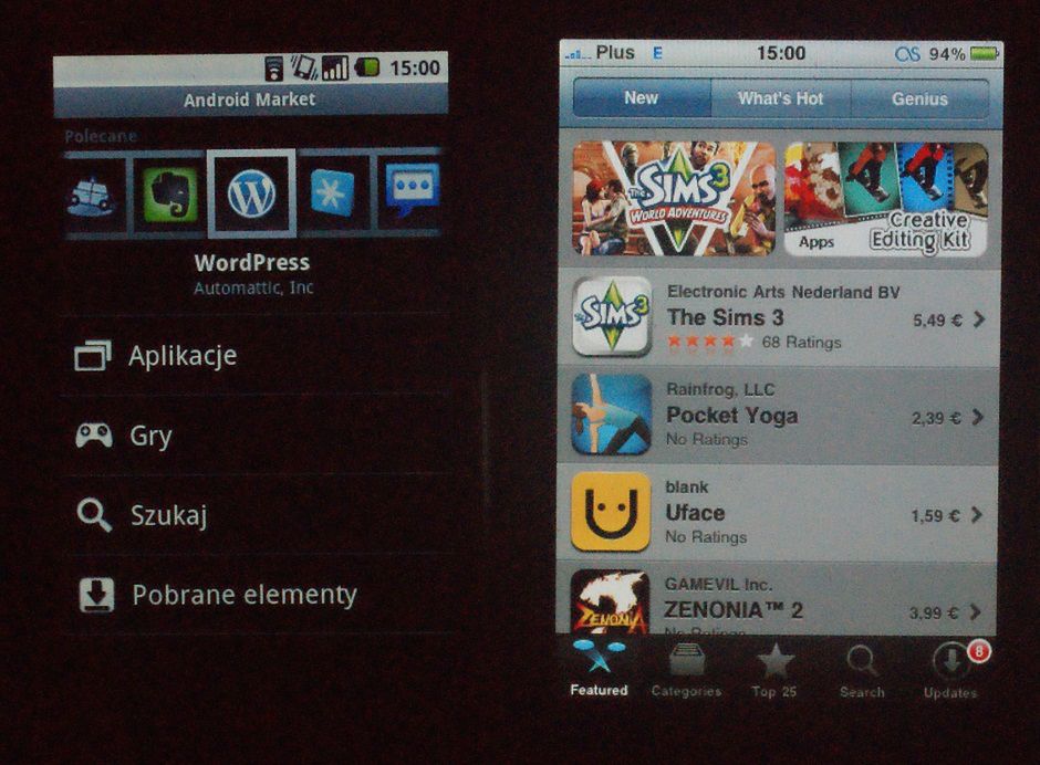 Android okiem iFanboja - subiektywne porównanie 4