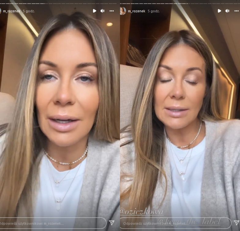 Małgorzata Rozenek po krótkiej przerwie wróciła na Instagram