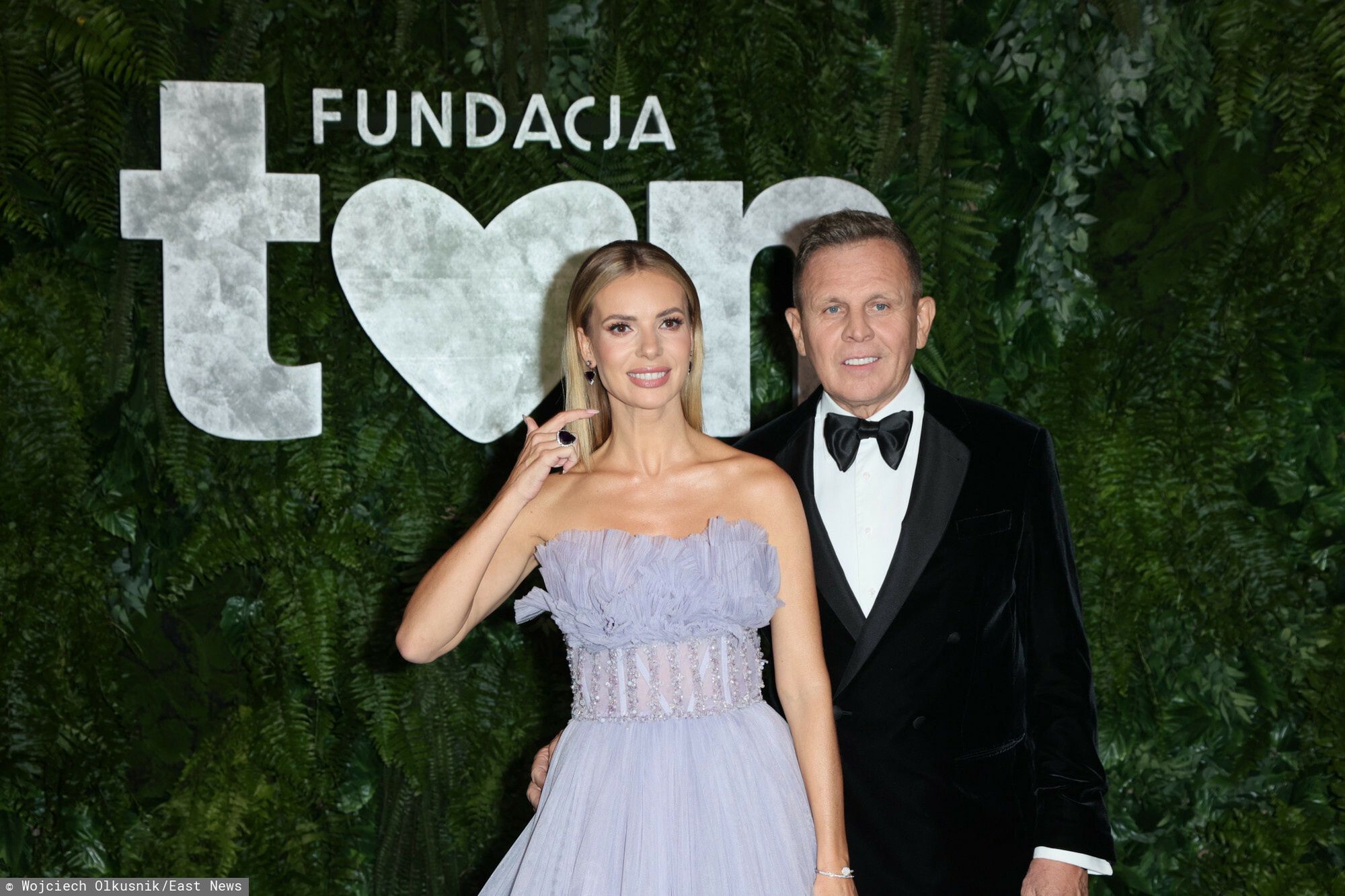 Izabela Janachowska i Krzysztof Jabłoński na balu Fundacji TVN