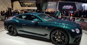 Szlachetny Bentley Continental z numerem 9. W środku 18-karatowe złoto