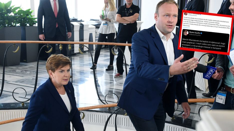 Beata Szydło i Marcin Mastalerek
