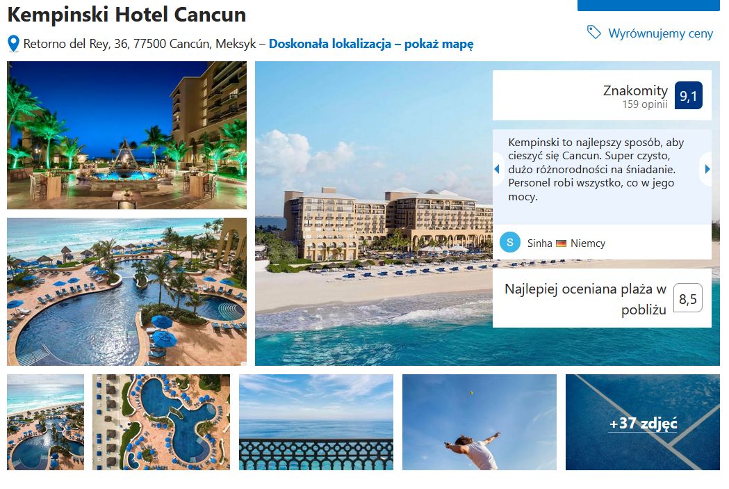 Hotel, w którym wypoczywają Michał Koterski i Marcela Leszczak