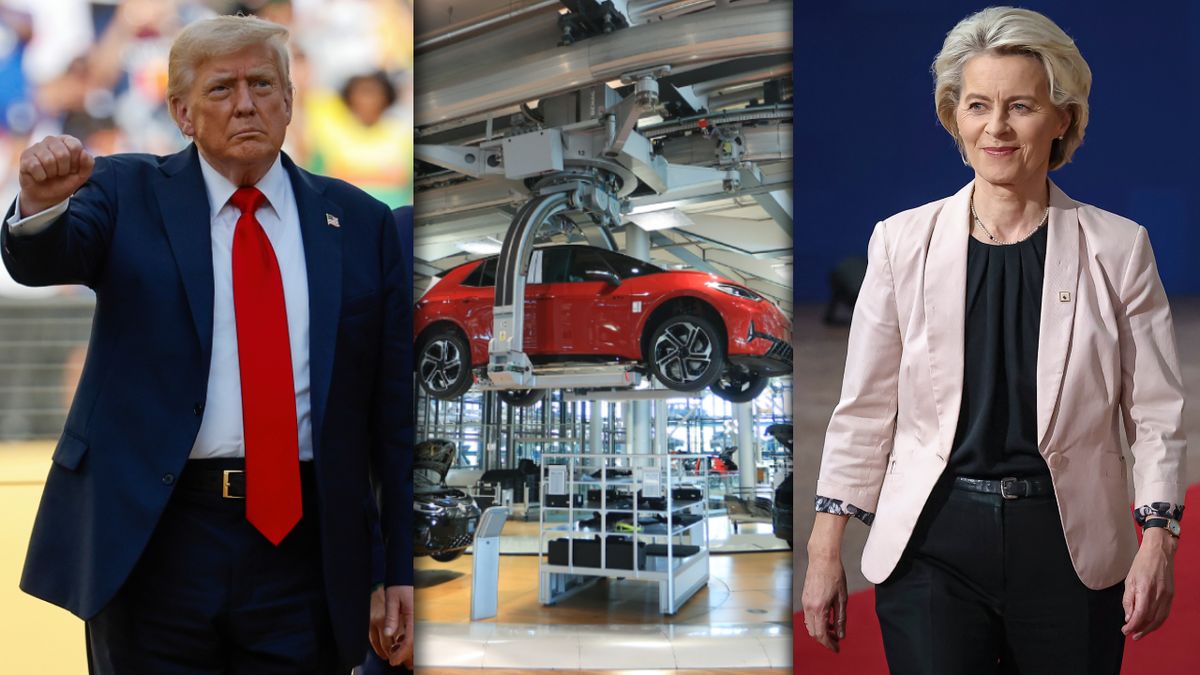 Donald Trump i Ursula von der Leyen