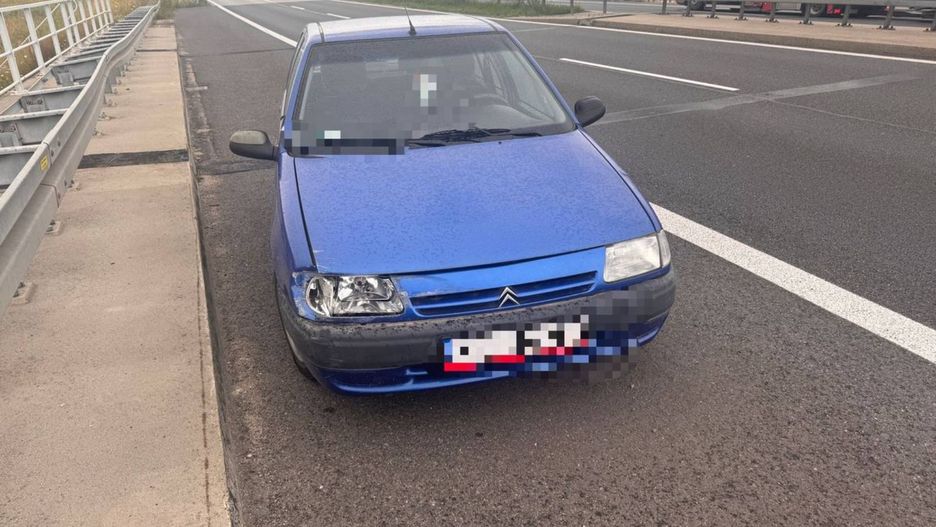 Pijany kierowca na autostradzie A4