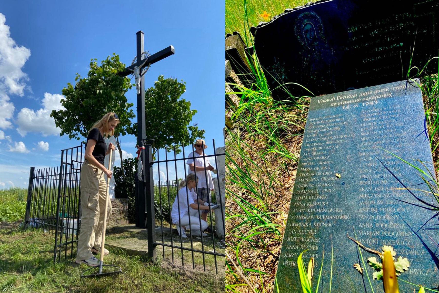 Miejsce upamiętnienia ofiar zbrodni w Ugłach