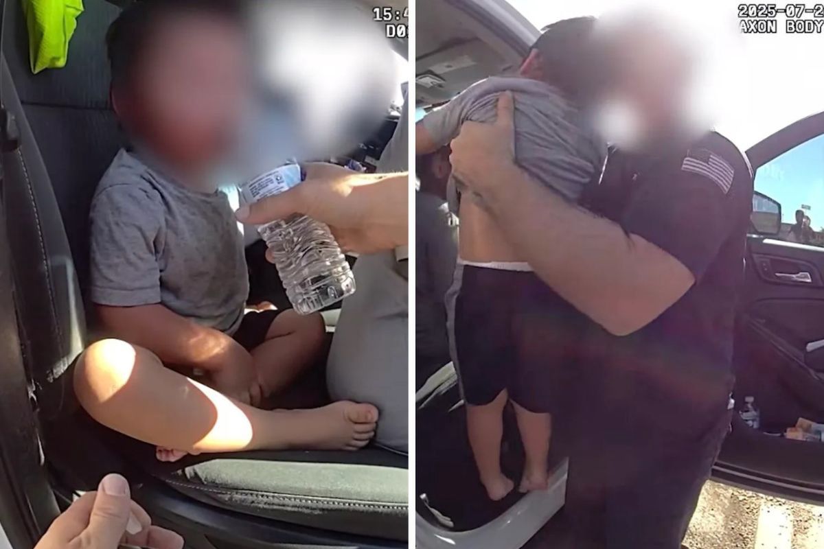 Poszedł do sklepu erotycznego. Zostawił dzieci w aucie. Wewnątrz 51 stopni