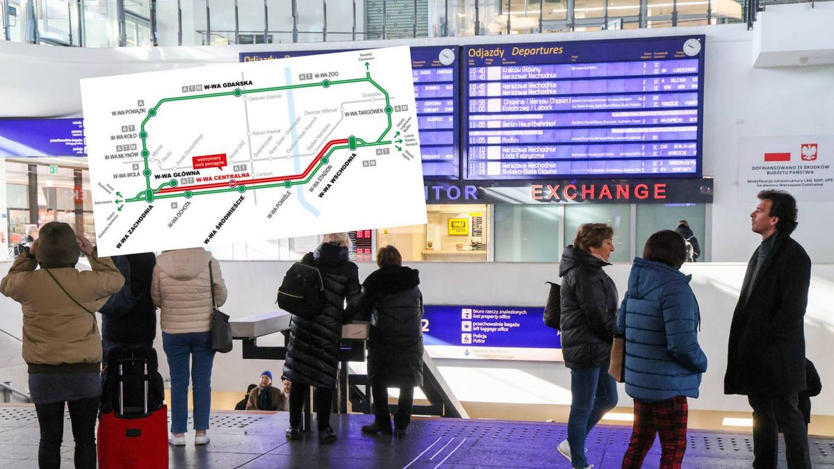 Od soboty 8 listopada pociągi nie jeżdżą przez stację Warszawa 