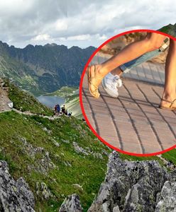 Niejeden zadrży na ten widok. W takim stroju zdobywają szczyty