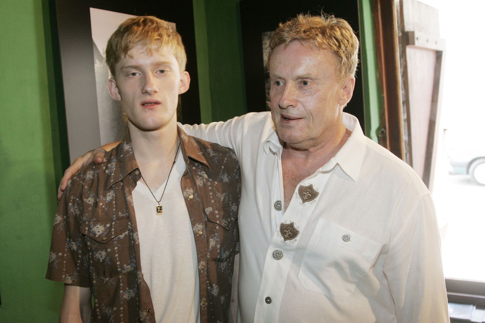 Viktor Longo i Daniel Olbrychski w 2008 r.