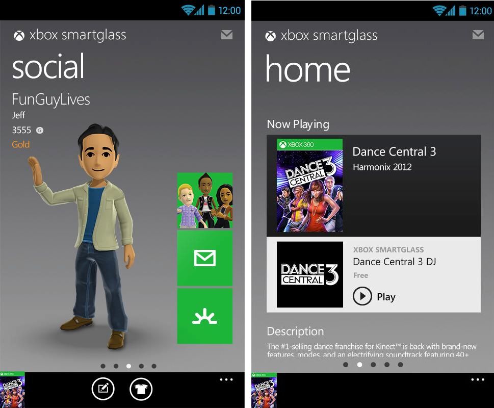 Aplikacja Xbox SmartGlass dla Androida 2