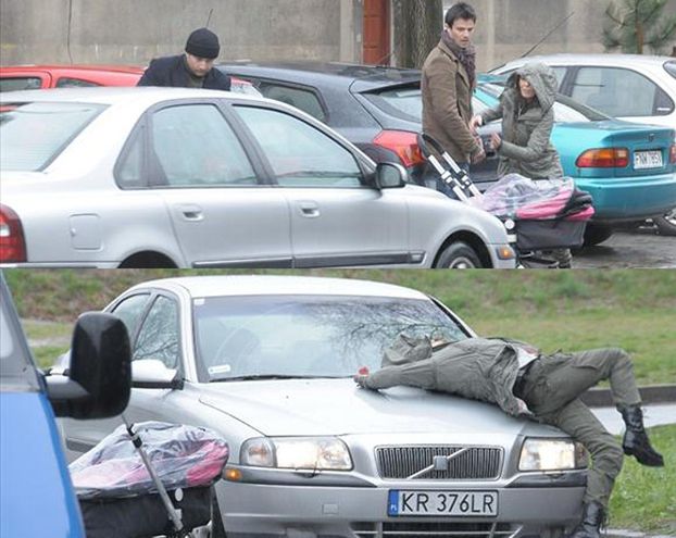 Zginie ratując dziecko w wózku...