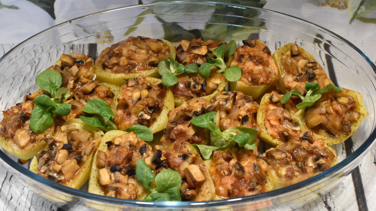 Faszerowane pieczone ziemniaczki