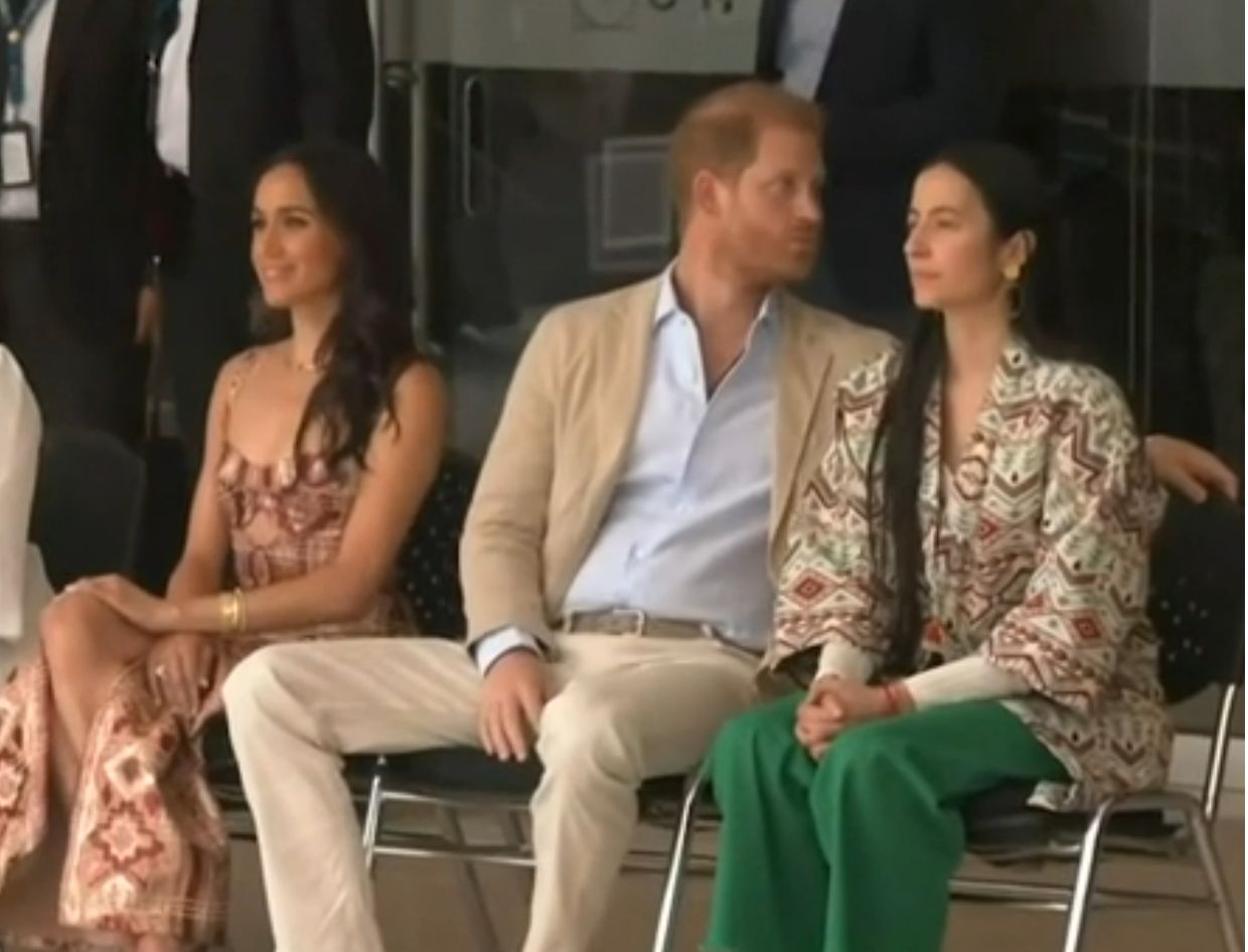 Meghan Markle i książę William w Kolumbii