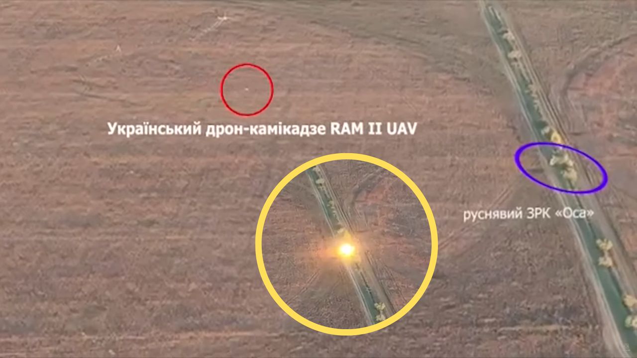  RAM II zniszczył system rakiet przeciwlotniczych Osa
