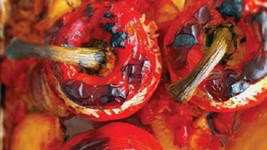 Jemista - nadziewane papryki. Grecki klasyk