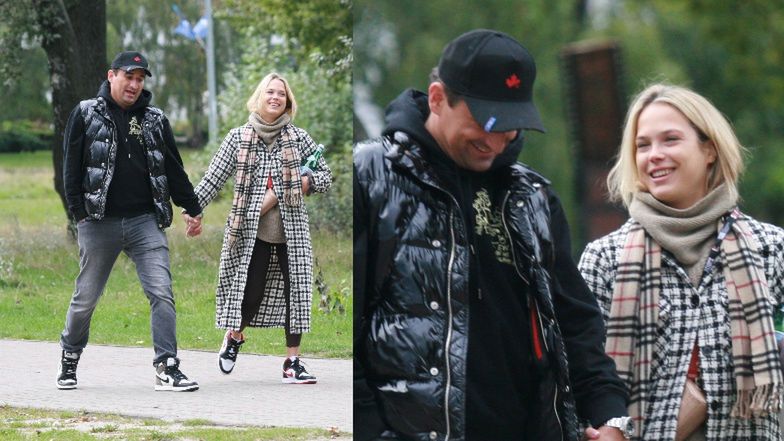Misiek Koterski i Dagmara Bryzek na romantycznym spacerze
