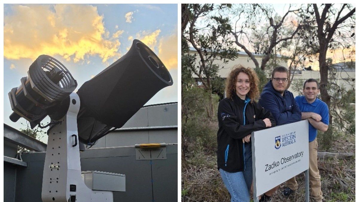Polski teleskop w Australii. Eksperci POLSA z misją w Zadko Observatory