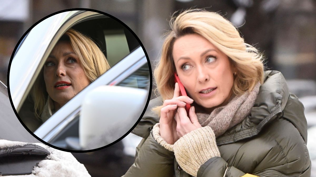 Anna Kalczyńska miała problem, by wejść do budynku TVP