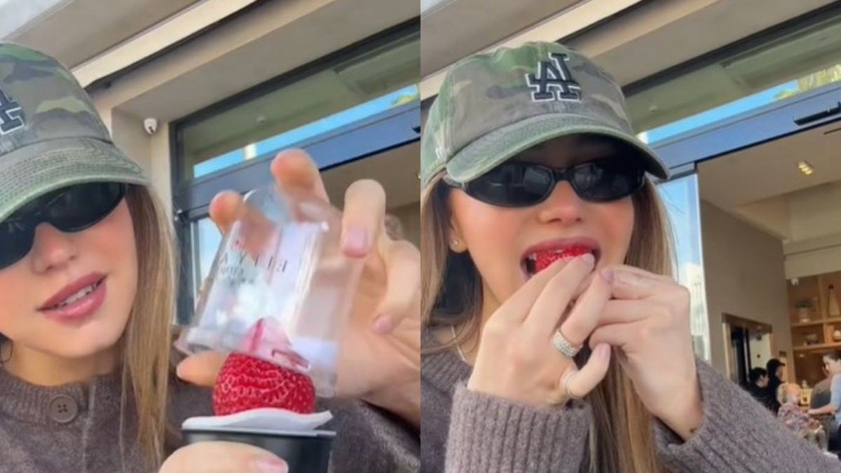 Zjadła najdroższą truskawkę na świecie. Plantator komentuje