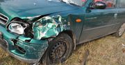 Antonina: Auto zjechało z drogi i dachowało. Jedna osoba została ranna