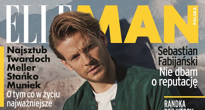 Burda wznawia wydawanie „Elle Man”. Sebastian Fabijański na okładce