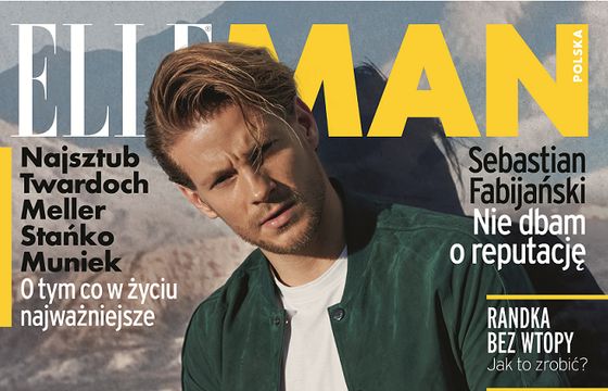Burda wznawia wydawanie „Elle Man”. Sebastian Fabijański na okładce