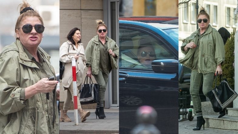 Córka Beaty Kozidrak wozi ją po mieście