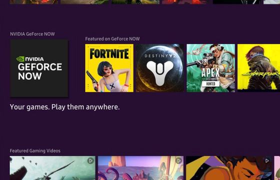 Nvidia: GeForce Now w 4K na telewizorach Samsunga oraz 10 nowych gier