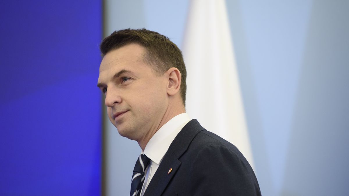 Polish Minister for European Affairs Adam Szlapka looks on during the presentation of the programme for the 2025 Poland's Presidency of the Council of the European Union (EU) on December 10, 2024 in Warsaw, Poland. On 1 January 2025, Poland will take over the six-month presidency of the Council of the EU. With Russia's ongoing war against Ukraine, escalating tensions in the Middle East, rising economic insecurity, democratic challenges, and the recent re-election of Donald Trump in the 2024 U.S. presidential election, Europe will navigate through difficult waters in the coming months and years. The Polish Council Presidency will play a crucial role in this respect. While security and defence will be central themes, other pivotal issues such as enlargement, financial stability, and European competitiveness will also shape the agenda.