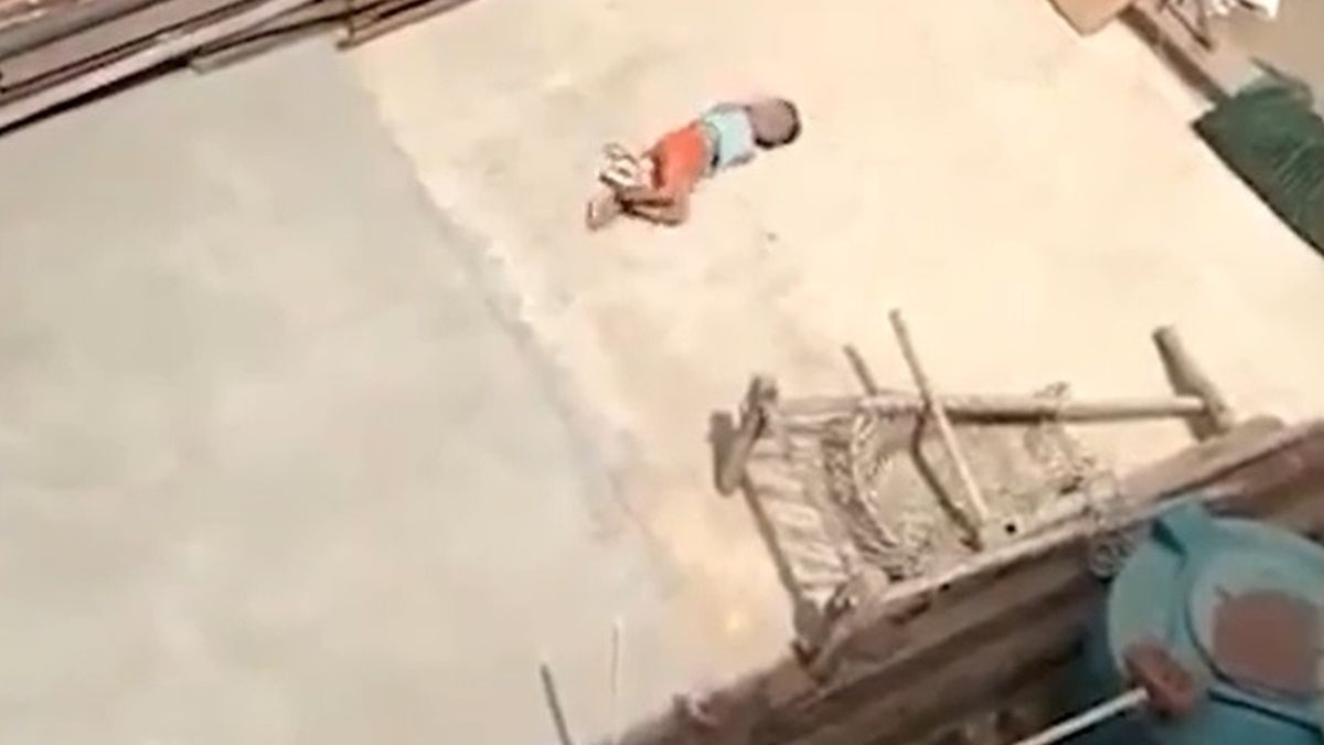 Dziecko zostało okurtnie ukarane przez mamę 