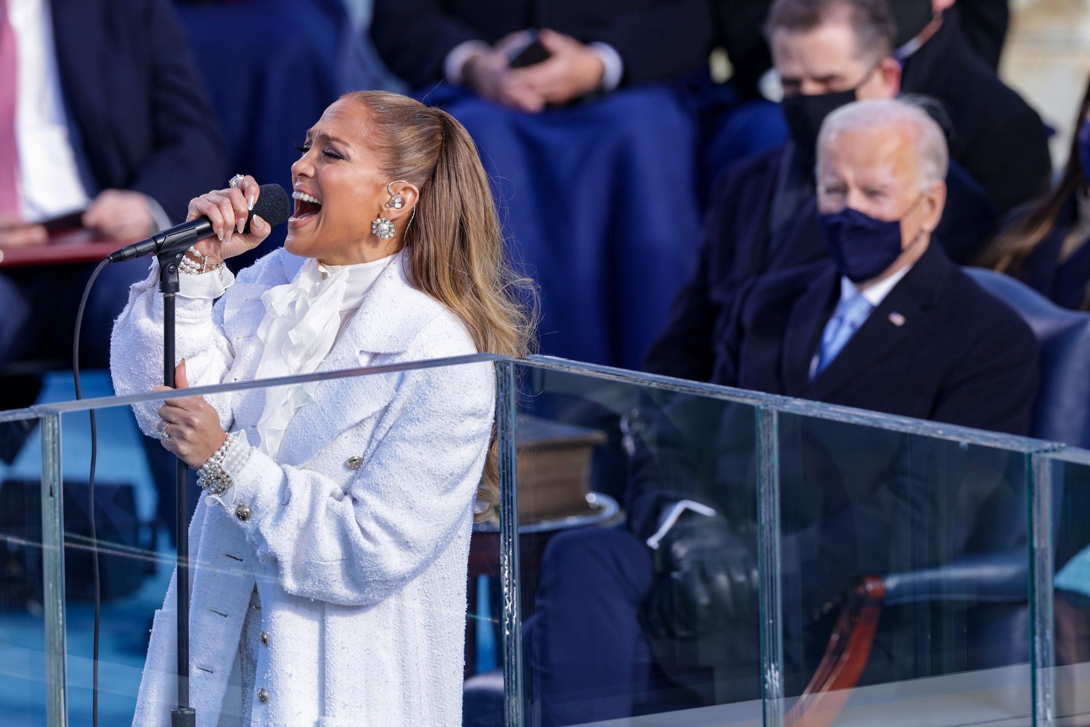 J.Lo na inauguracji Joego Bidena