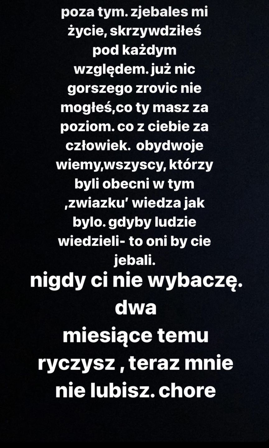 Była dziewczyna Sobla odpowiada