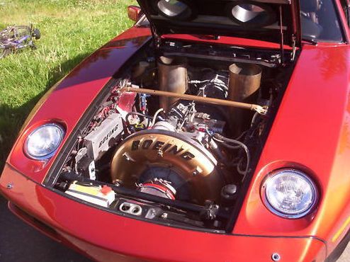 Porsche z silnikiem Boeinga 2
