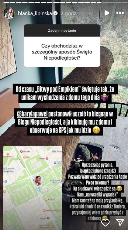 Blanka Lipińska o Święcie Niepodległości