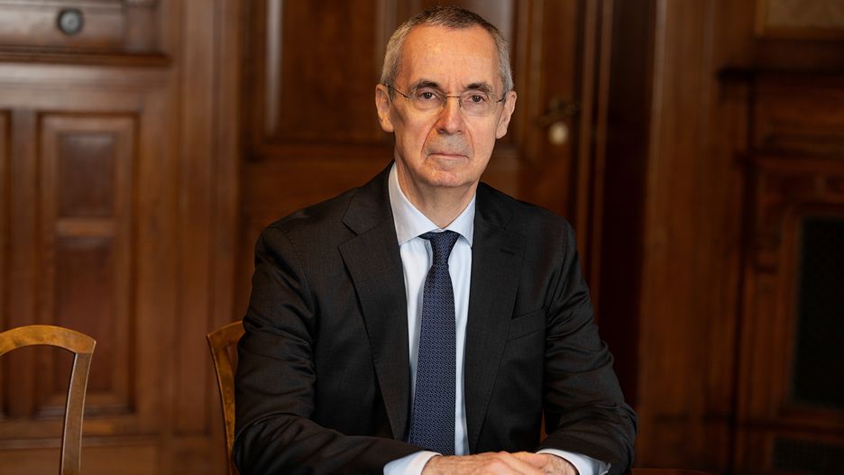 Russia's Ambassador to Denmark Vladimir Barbin attends an interview with Ritzau in the Russian Embassy in Copenhagen, Denmark May 5, 2022.     ATTENTION EDITORS - THIS IMAGE WAS PROVIDED BY A THIRD PARTY. DENMARK OUT. NO COMMERCIAL OR EDITORIAL SALES IN DENMARK.