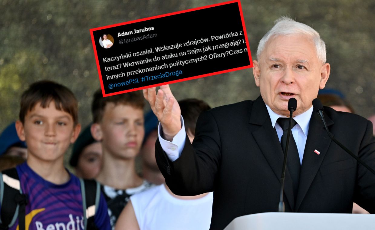 "Kaczyński oszalał". Oburzenie po słowach prezesa PiS w Zawichoście